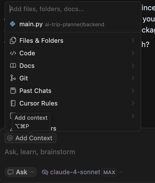 Context Menu