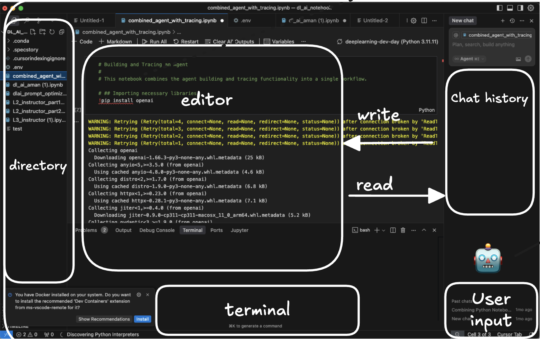 Cursor Chat Interface